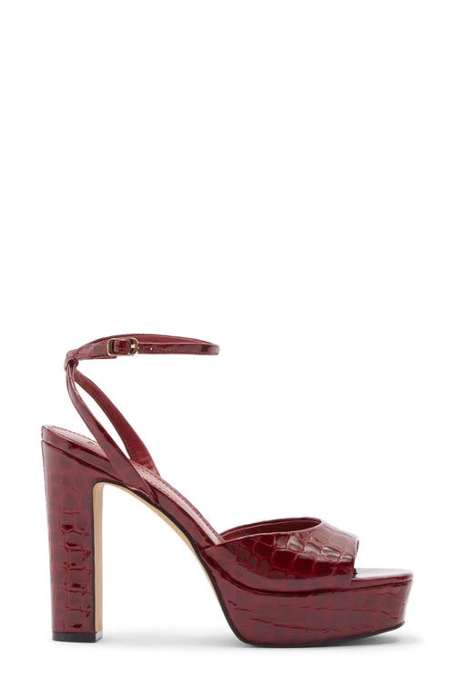 Steve Madden Assured Ankle Strap Platform Sandal In Multi
