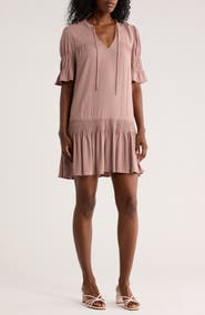 Lovestitch Drop Waist Minidress