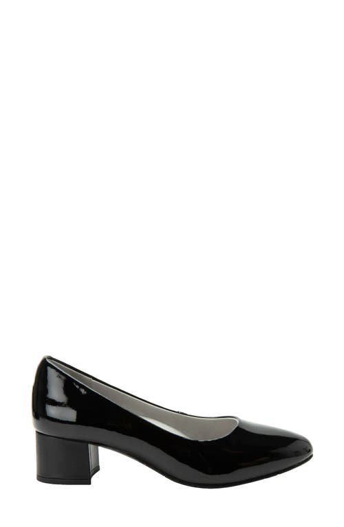 Alegria By Pg Lite Lisah Almond Toe Pump In Black