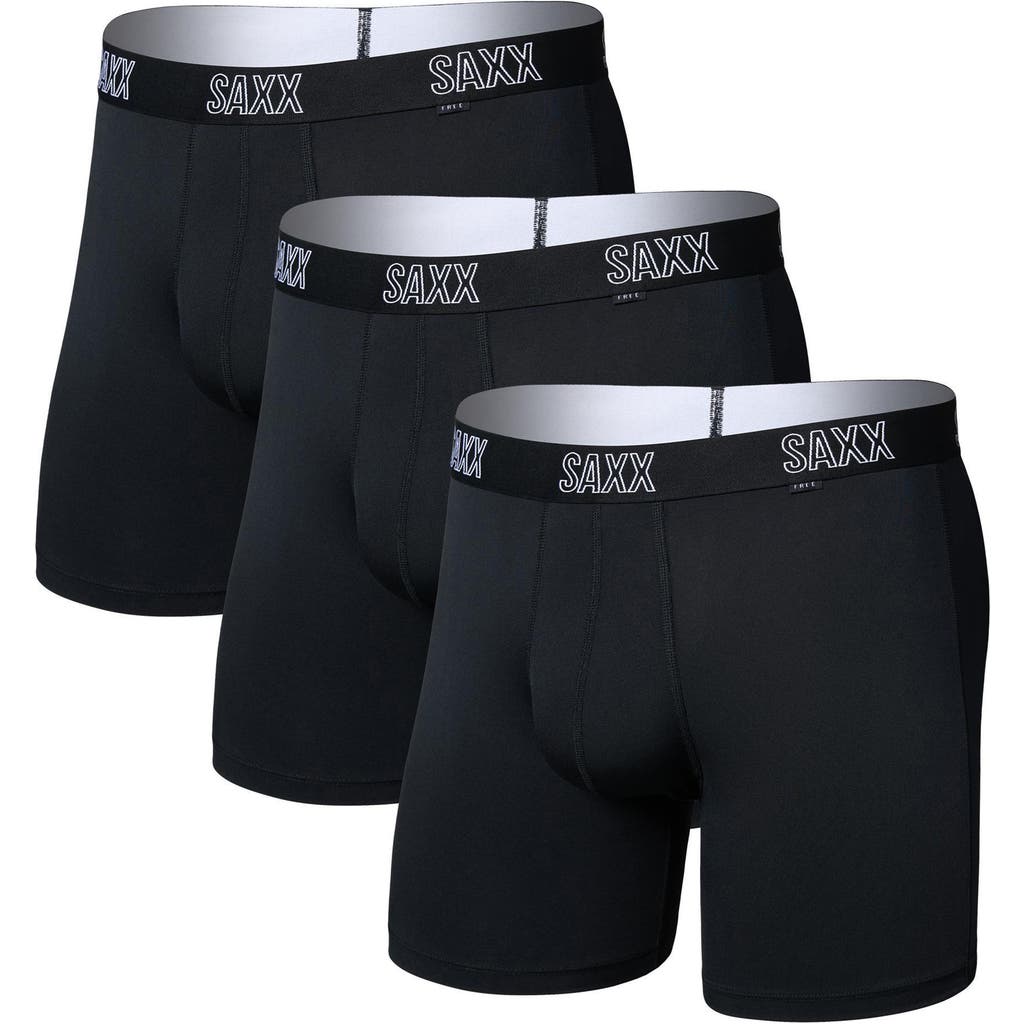 Saxx 3-pack Boxer Briefs In Red