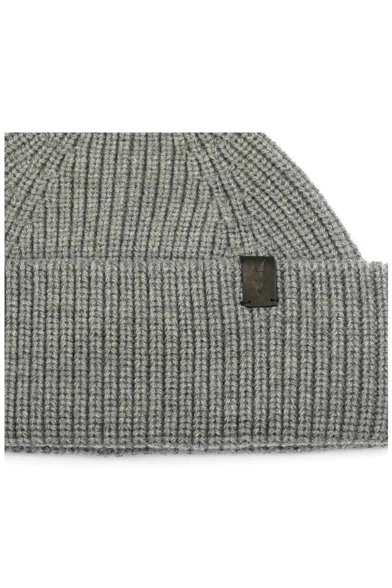 Merino Wool Beanie, Alternate, color, GREY MARL