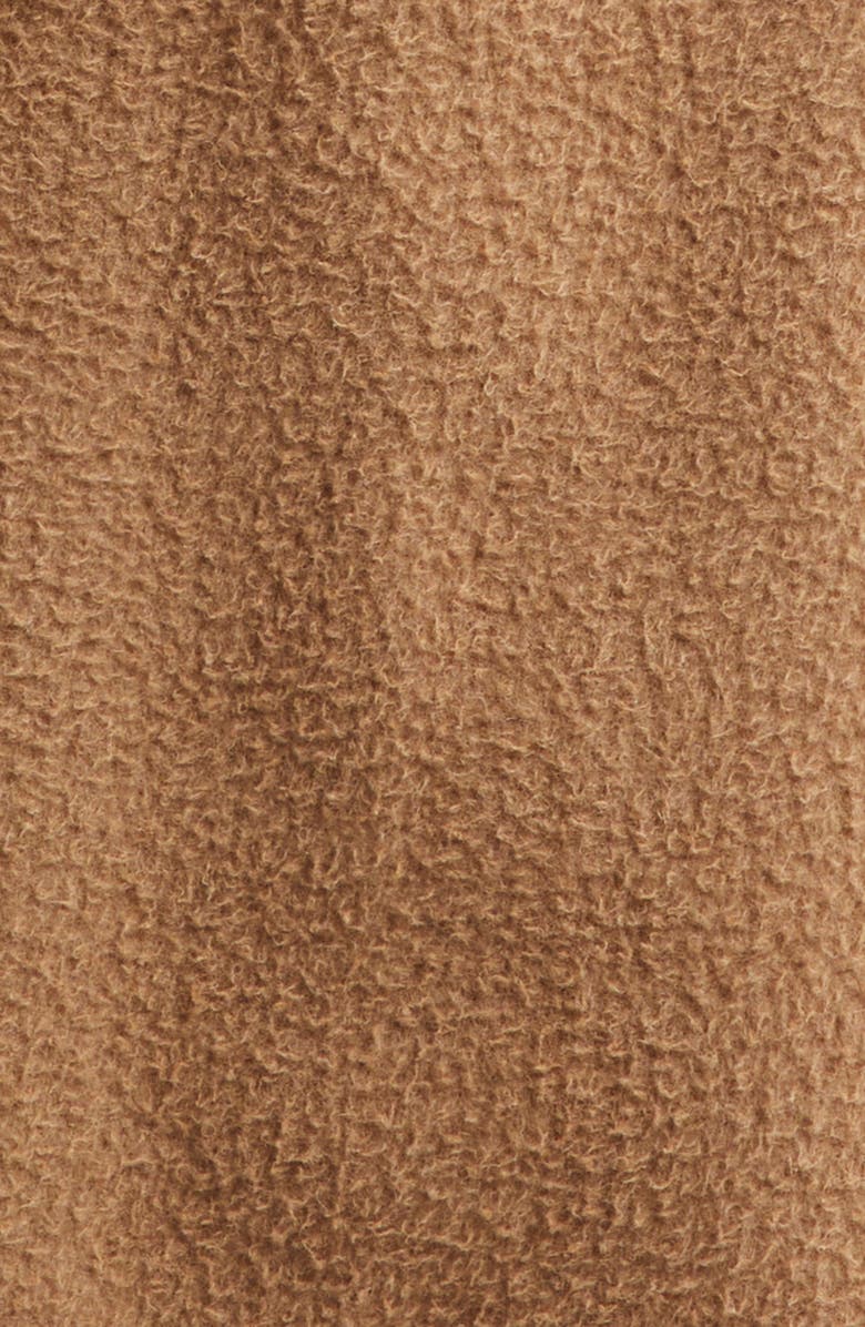 De Bonne Facture Grandad Belted Camel Hair Double Breasted Coat, Alternate, color, 