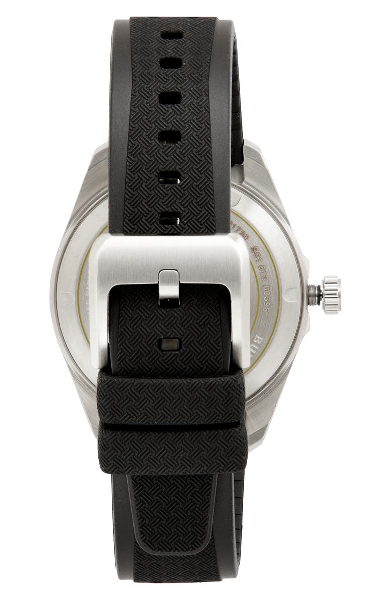 Shinola Duck Rubber Strap Watch, 40mm, Alternate, color, 