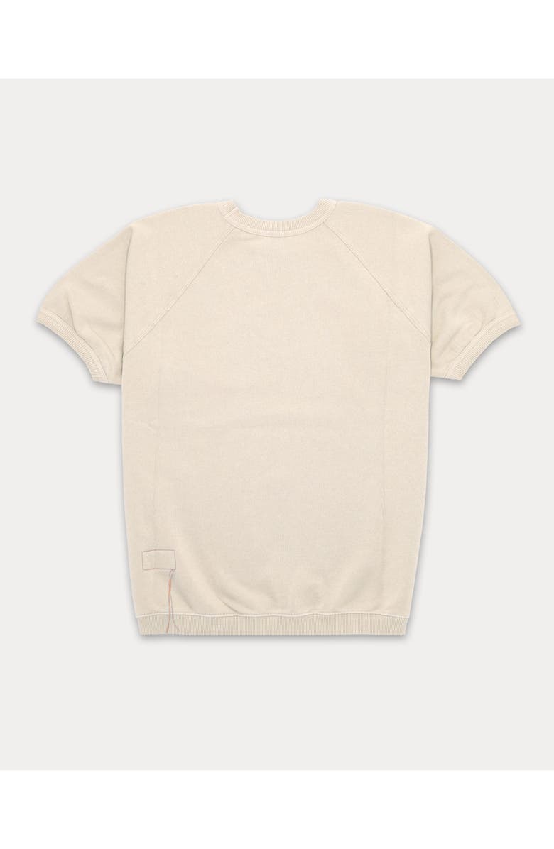 Fortela Highway Short-Sleeve Brushed Jersey Sweatshirt, Alternate, color, Ecru
