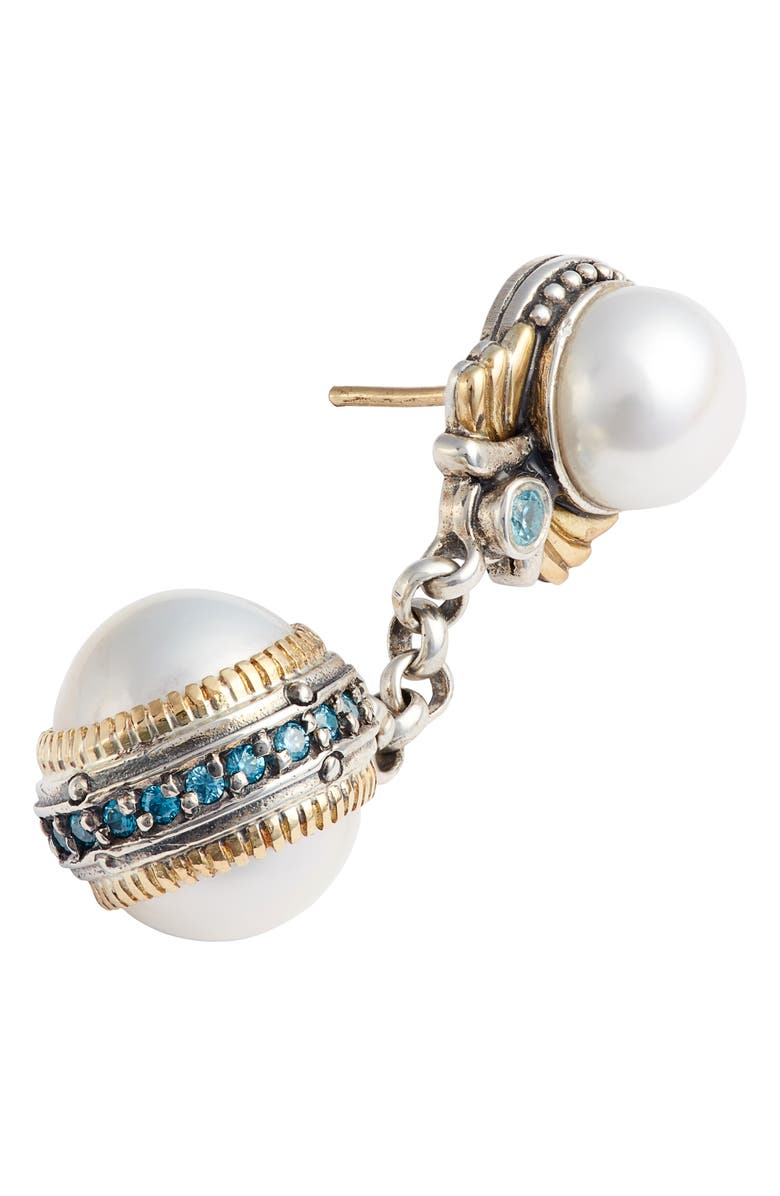 Konstantino Thalia Double Pearl Chain Earrings, Alternate, color, 