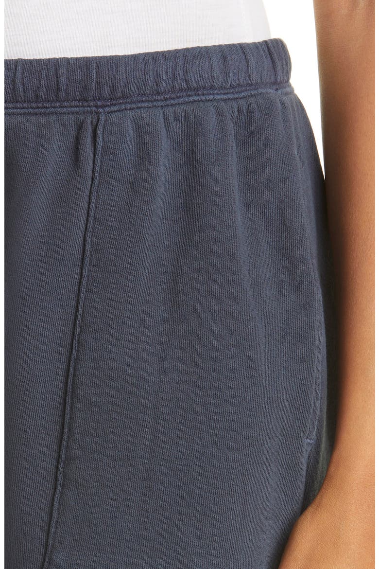 The Patch Pocket Cotton Sweat Shorts, Alternate, color, DARK NAVY