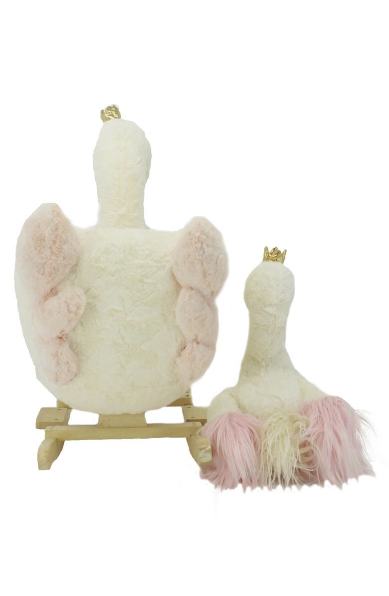 Soft Landing Darling Duo Swan Rocker & Toy Set, Alternate, color, 