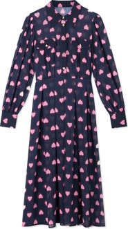 LK Bennett Cody Long Sleeve Chiffon Shirtdress