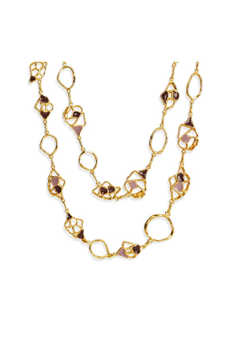 Dhwani Bansal MIVA MAXI NECKLACE, Alternate, color, Gold Plated