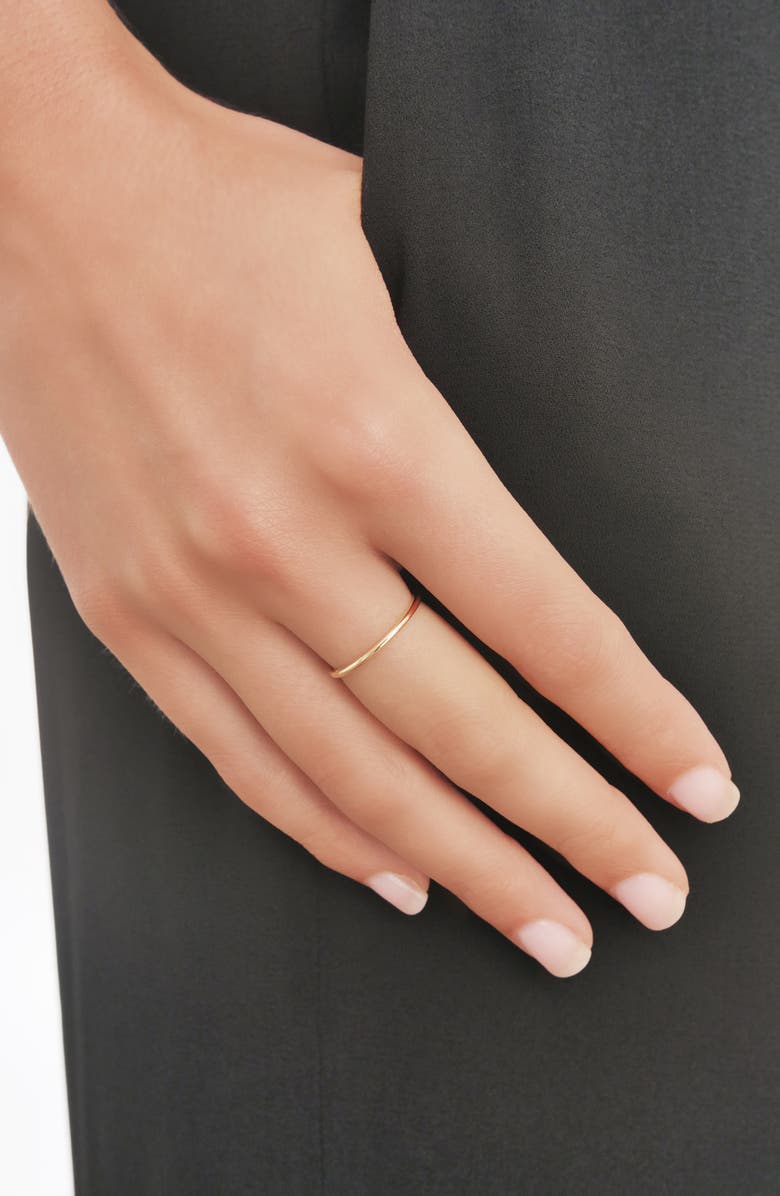 Bony Levy 14K Gold Wedding Band Ring, 1.36mm, Alternate, color, 