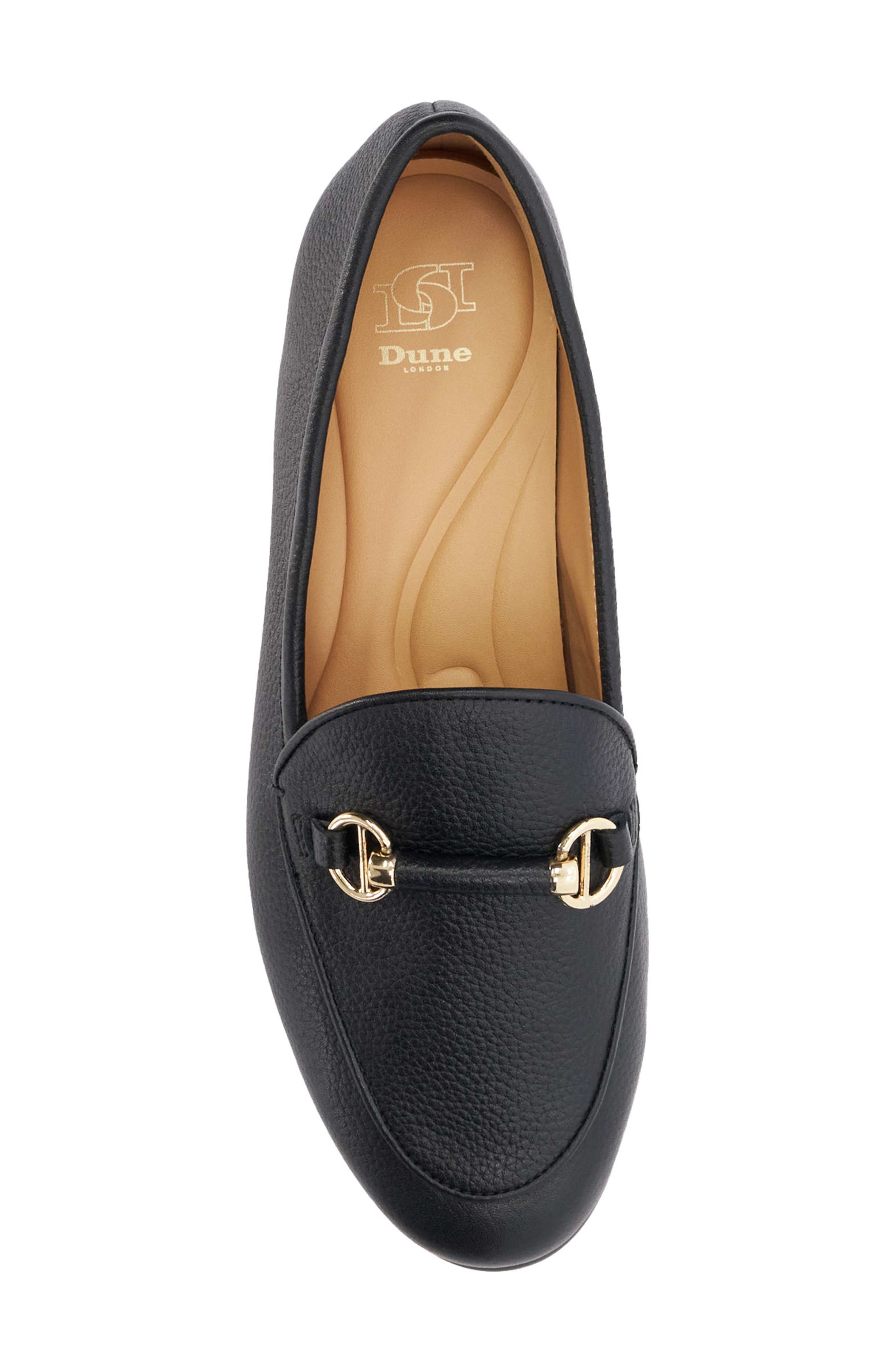 Dune London Grandeur Bit Loafer, Alternate, color, Black