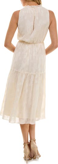 Embroidered Midi Dress