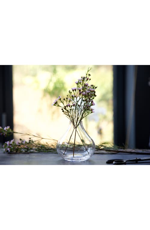 The Vintage List Crystal Vase In Transparent
