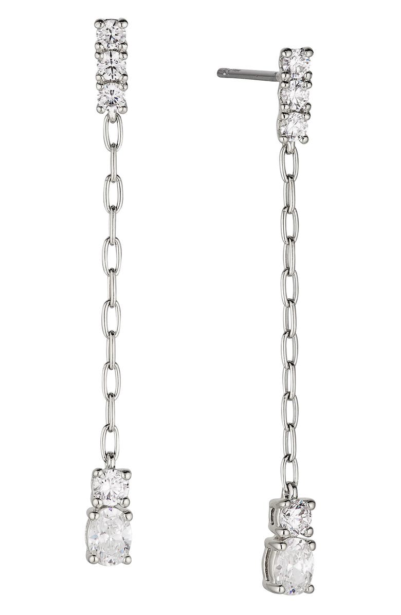 AJOA Cheeky Linear Drop Earrings, Main, color, 