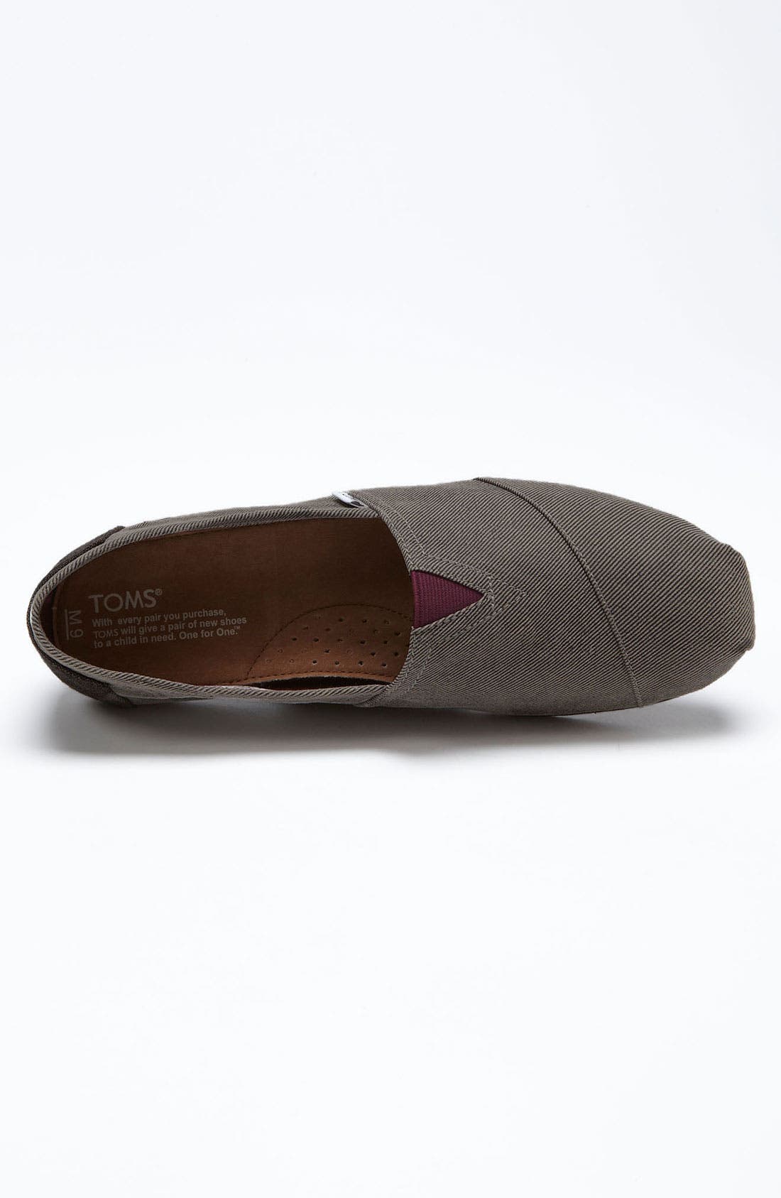 TOMS 'Classic' Twill Slip-On, Alternate, color, 