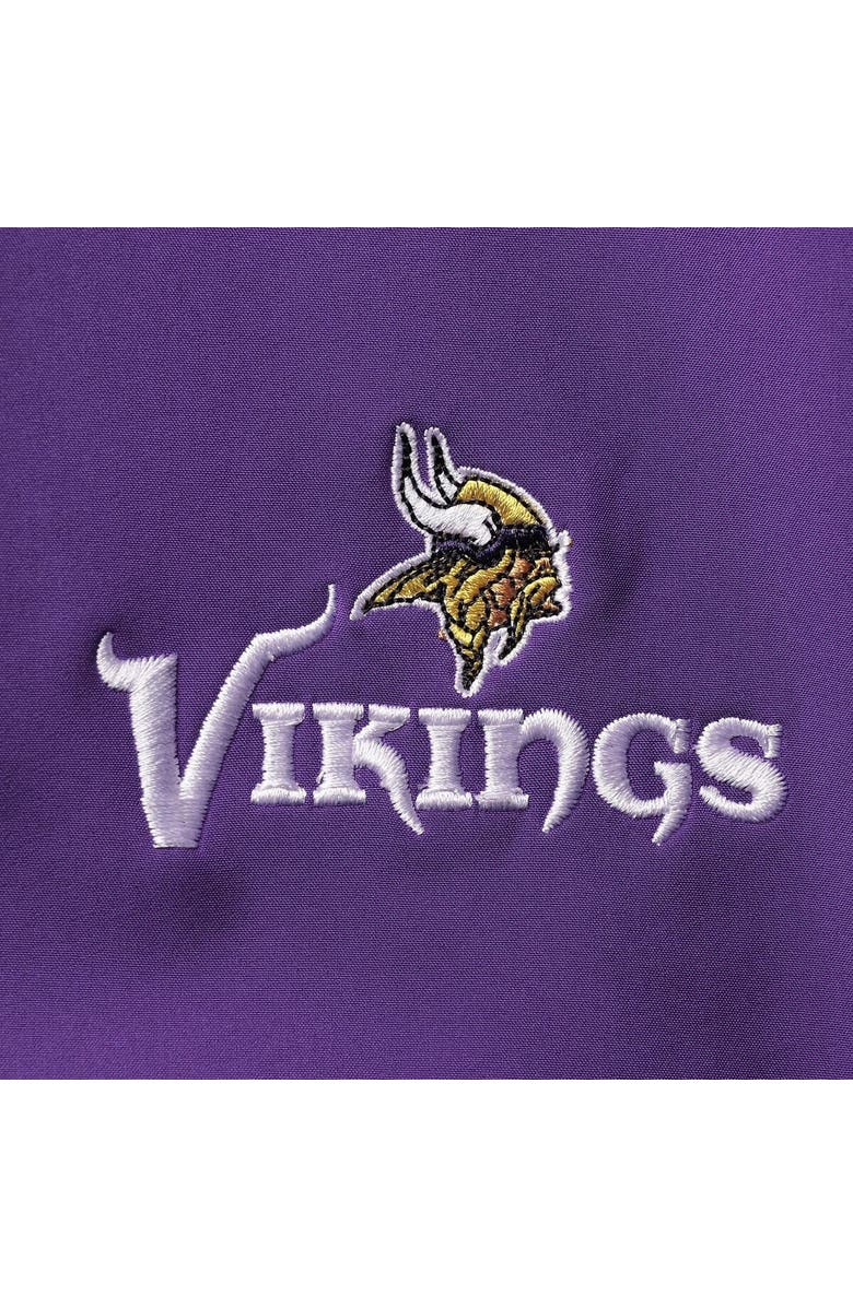 DUNBROOKE Men's Dunbrooke Purple/Black Minnesota Vikings Alpha Full-Zip Jacket, Alternate, color,