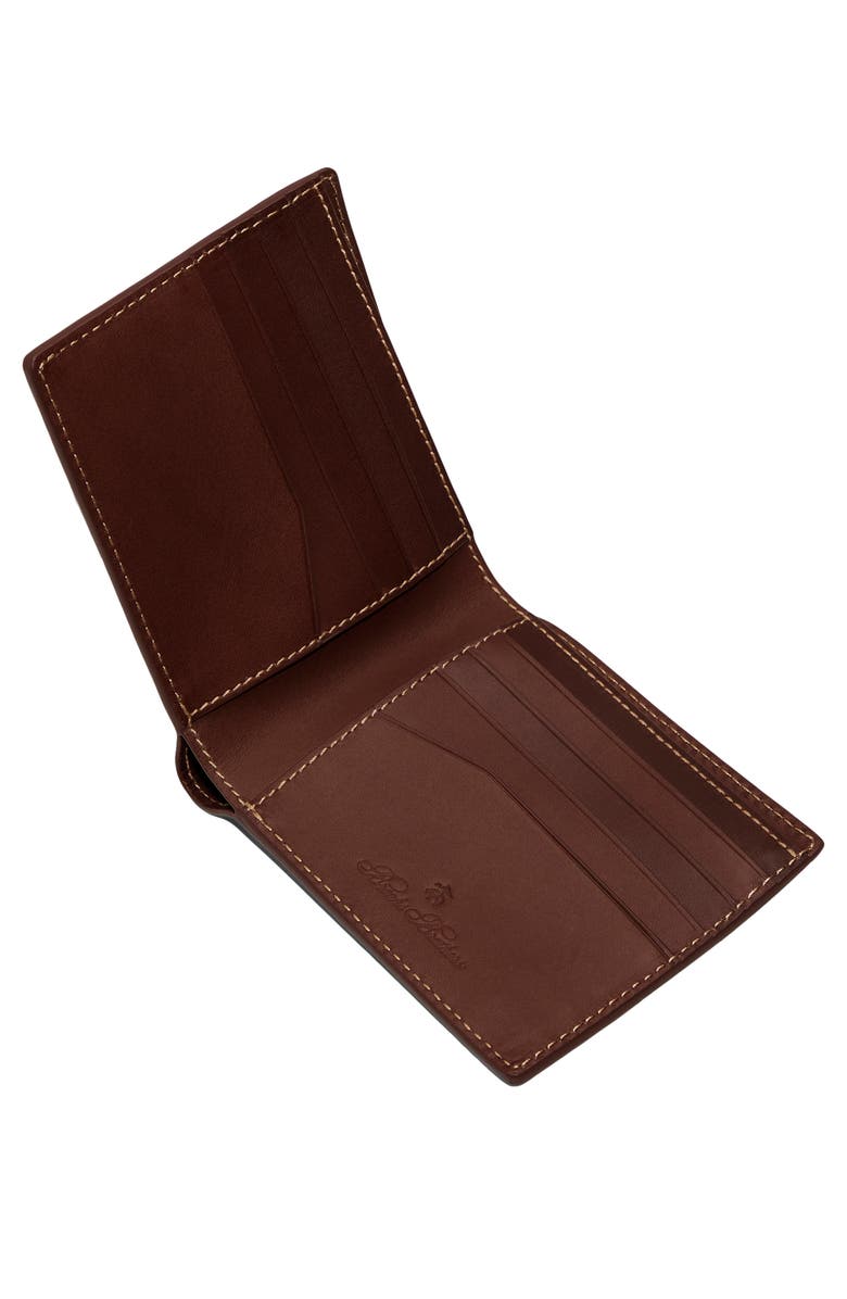 Brooks Brothers Cayman Leather Wallet, Alternate, color, 