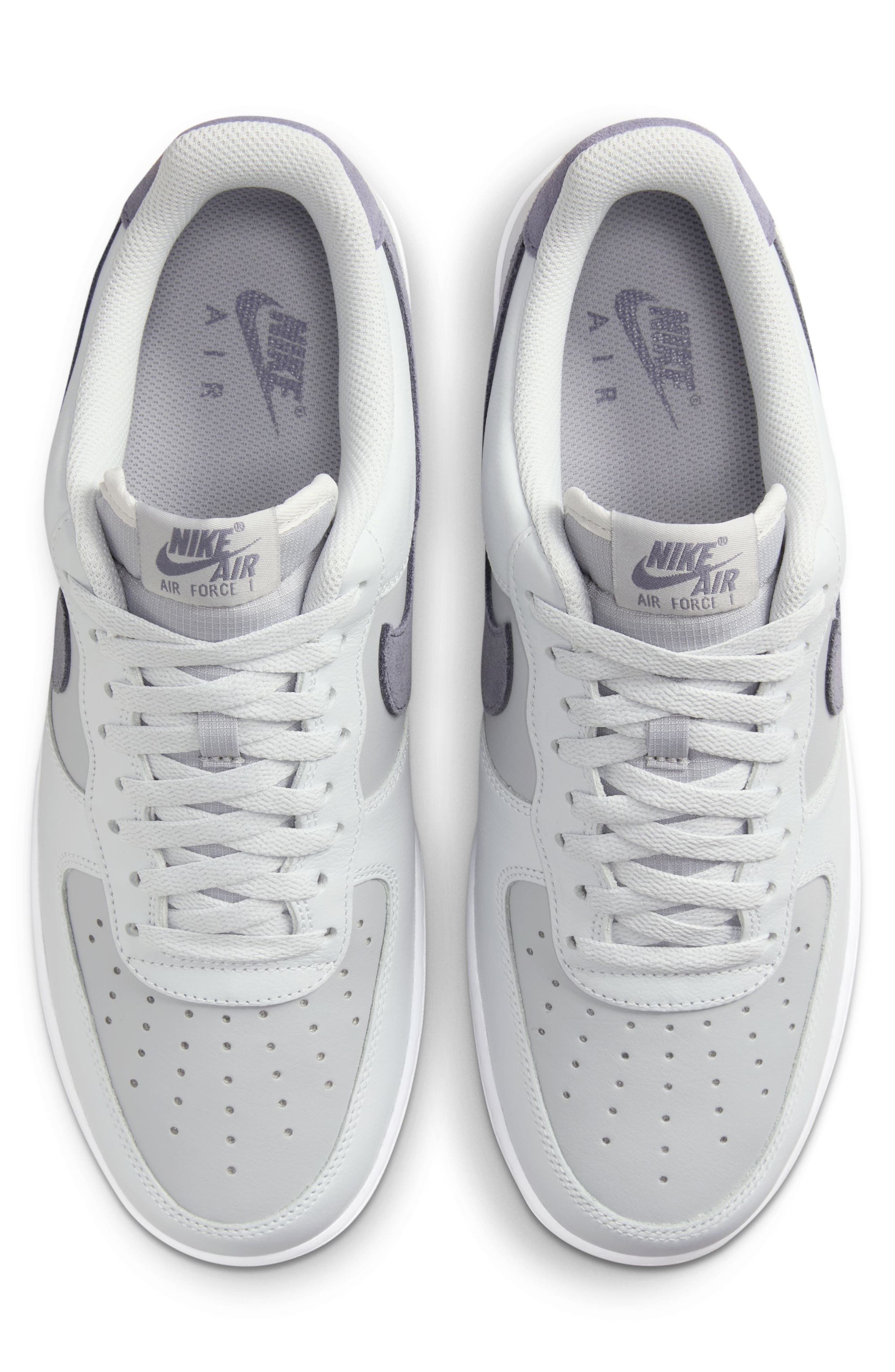 Air Force 1 '07 Sneaker, Alternate, color, PURE PLATINUM/ LIGHT CARBON