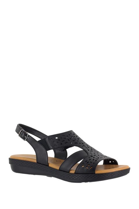 Bolt Cutout Sandal - Multiple Widths Available