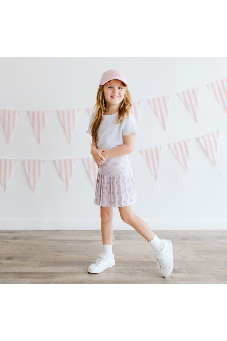 Pearl Heart Patch Baseball Hat, Alternate, color, Ballet Pink