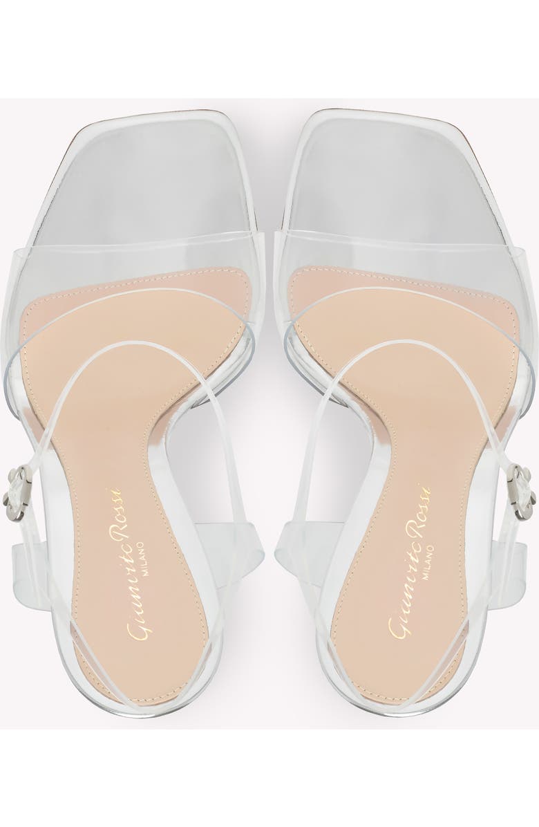 Gianvito Rossi Cher Sandal, Alternate, color, Metallic Silver Tpu