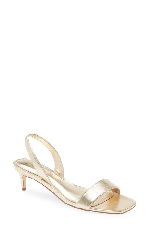 Lilly Pulitzer ® Cary Slingback Kitten Heel Sandal In Gold Metallic
