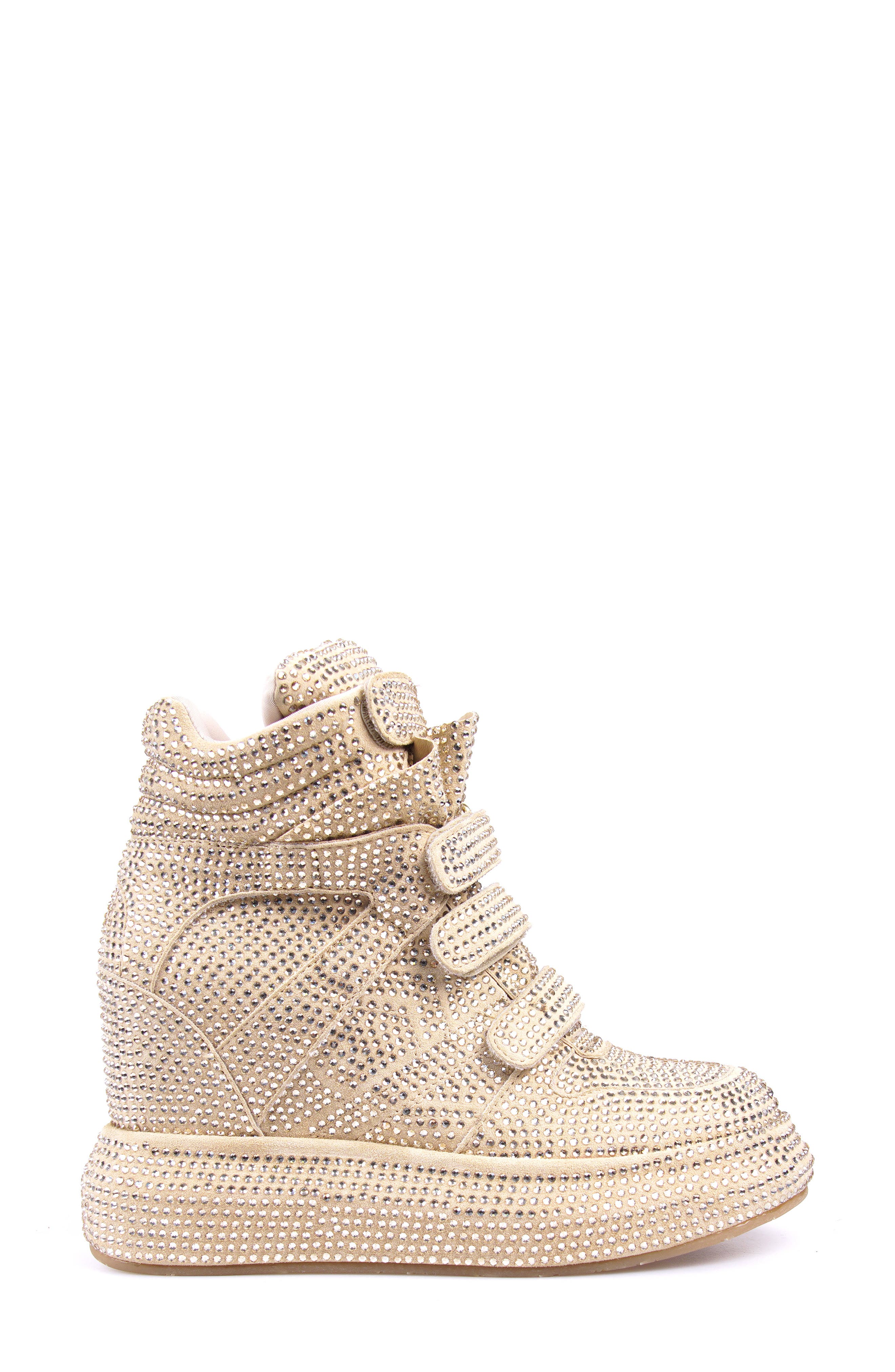 ZIGI Shorty Wedge Bootie, Alternate, color, Gold Suede