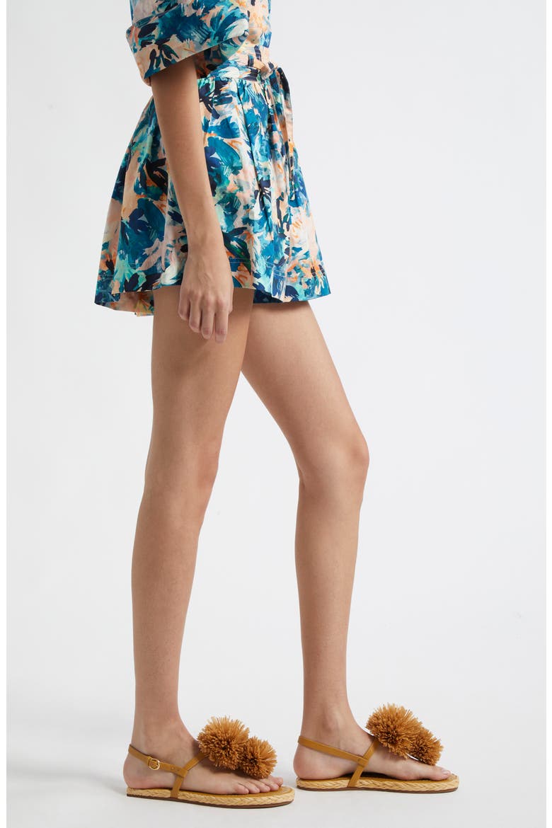 Rowan High Waist Shorts, Alternate, color, DELPHINIUM