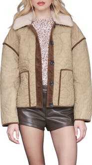 Avec Les Filles Oversize Floral Quilted Heritage Jacket