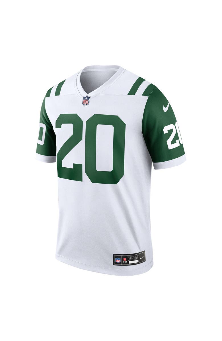 Nike Men's Nike Breece Hall White New York Jets Classic Alternate Legend Jersey, Alternate, color, White