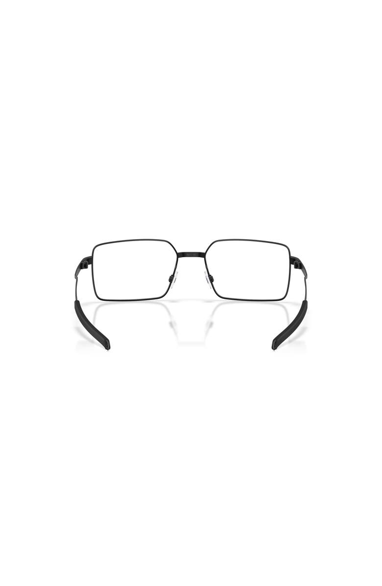 Oakley 54mm Rectangle optical glasses, Alternate, color, Black
