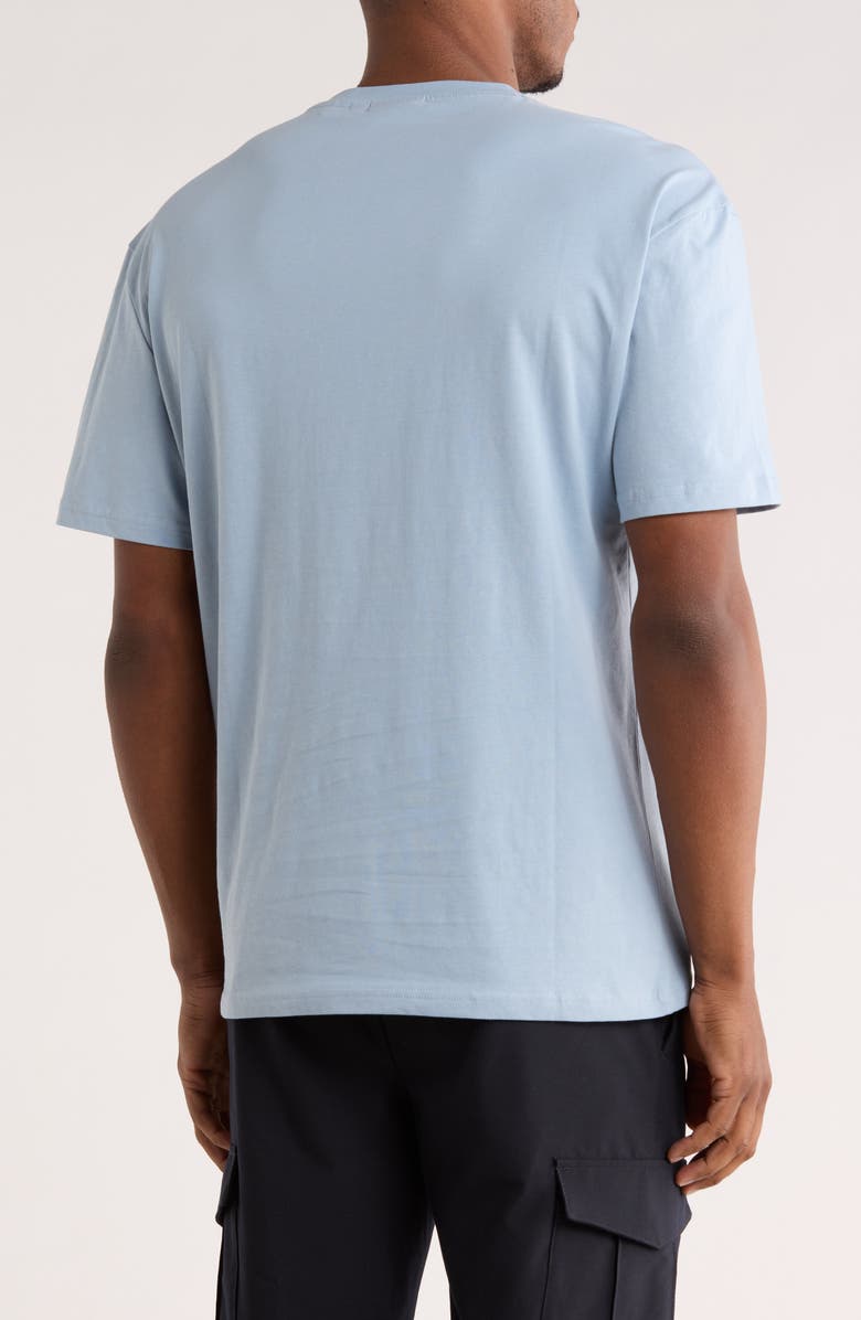 BOSS Relaxed Logo T-Shirt, Alternate, color, Open Blue