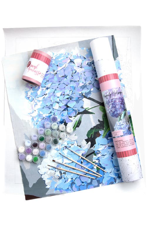 Pink Picasso Kits Happily Hydrangea Paint by Numbers Kit in Light Blue /Purple  product