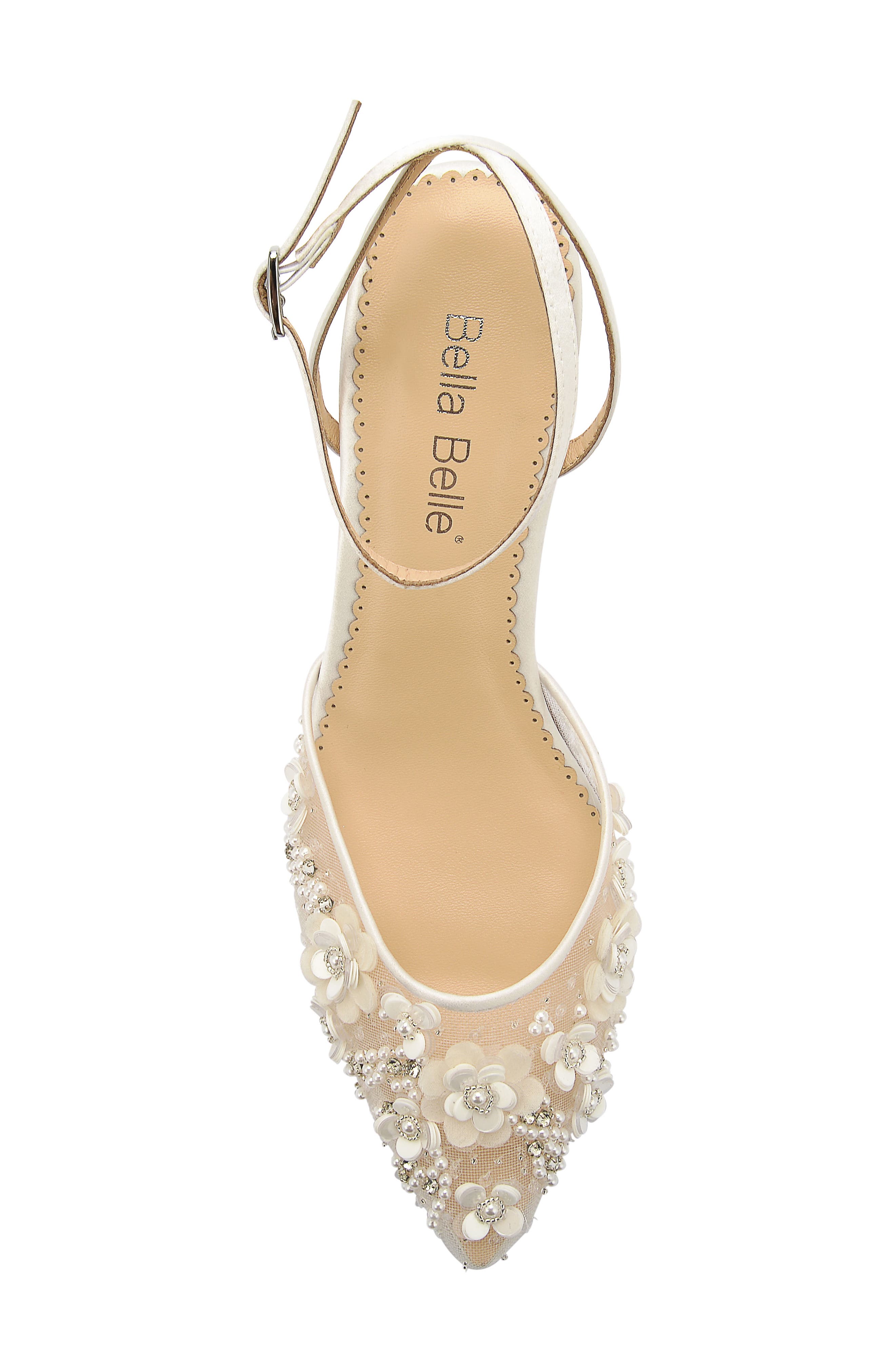 Bella Belle Rosa Pump, Alternate, color, Ivory Silk