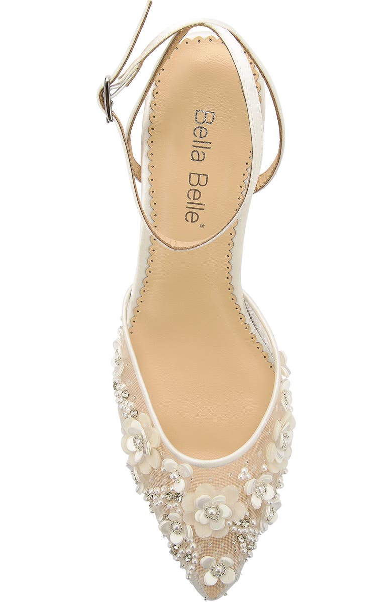 Bella Belle Rosa Pump, Alternate, color, Ivory Silk