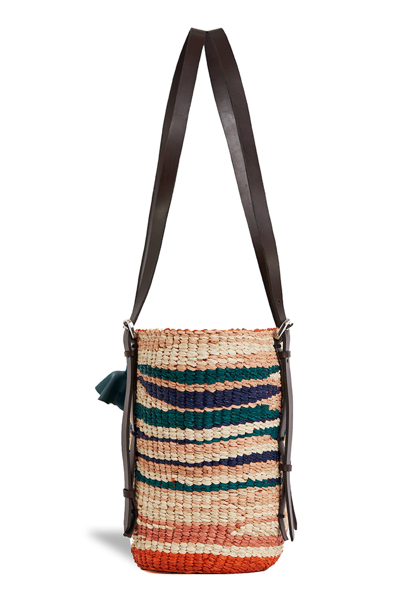 A A K S Hawa Tie Dye Raffia Tote, Alternate, color, 