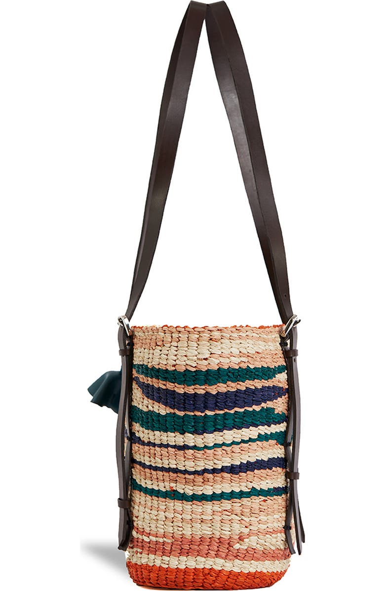 A A K S Hawa Tie Dye Raffia Tote, Alternate, color,