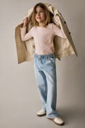 H&M Wide Leg Paper Bag Jeans