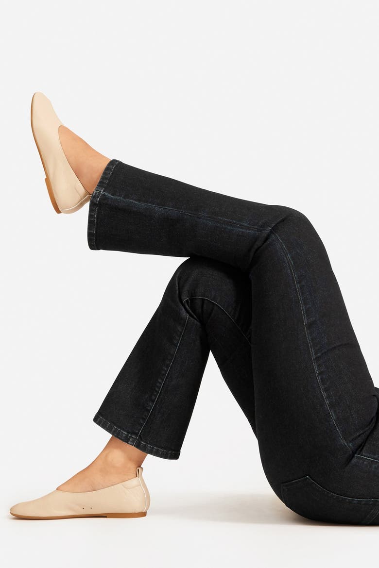 The Authentic Stretch Skinny Bootcut Jeans, Alternate, color, DARK BLUE WASH