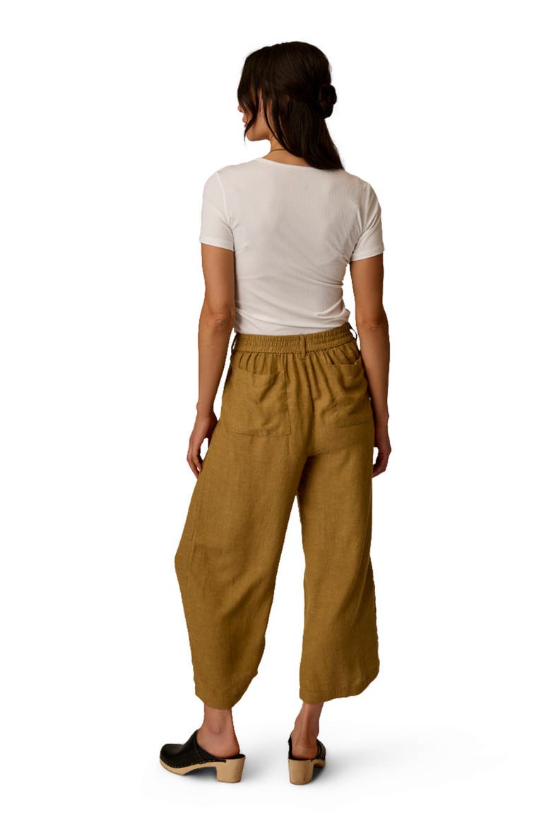 Suki Linen Pant, Main, color, Golden Chambray