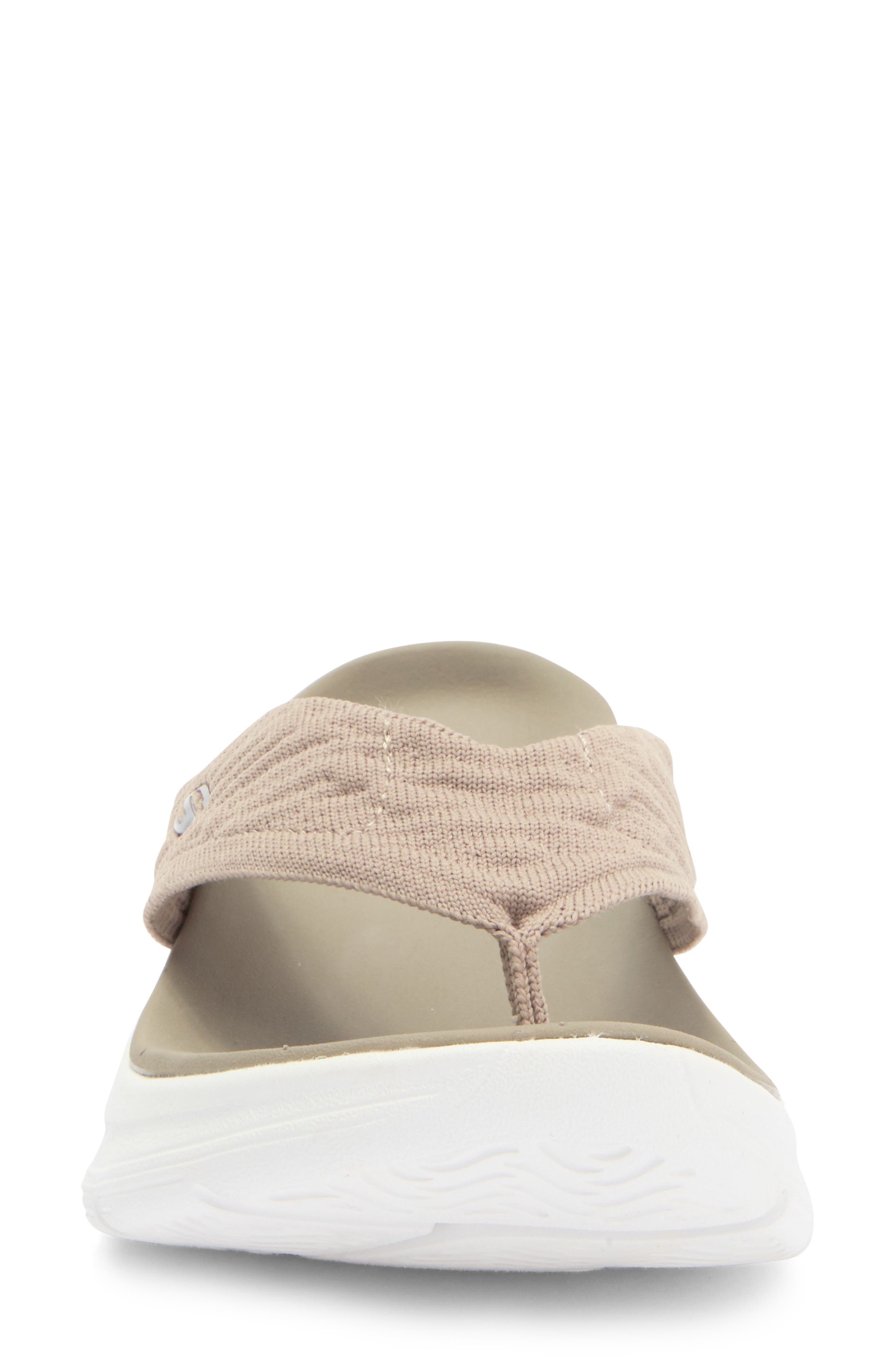 SKECHERS Kamaryn Thong Sandal, Alternate, color, Tan