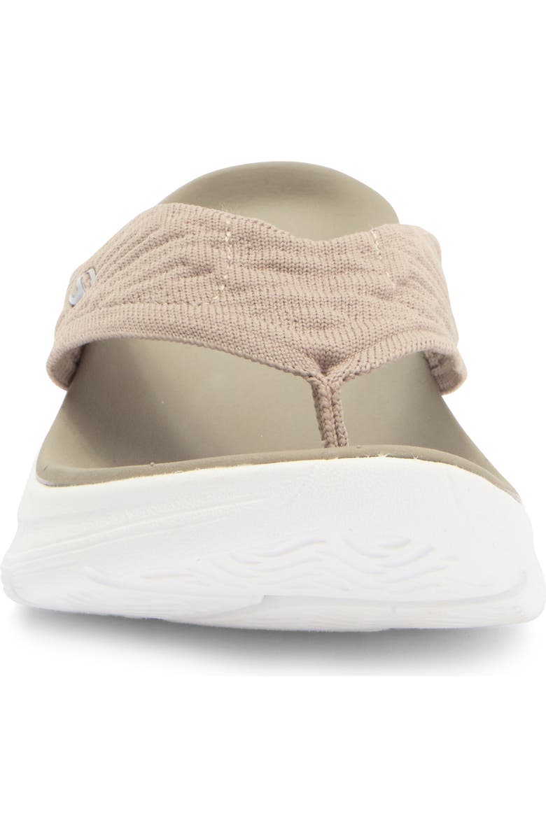 SKECHERS Kamaryn Thong Sandal, Alternate, color, Tan