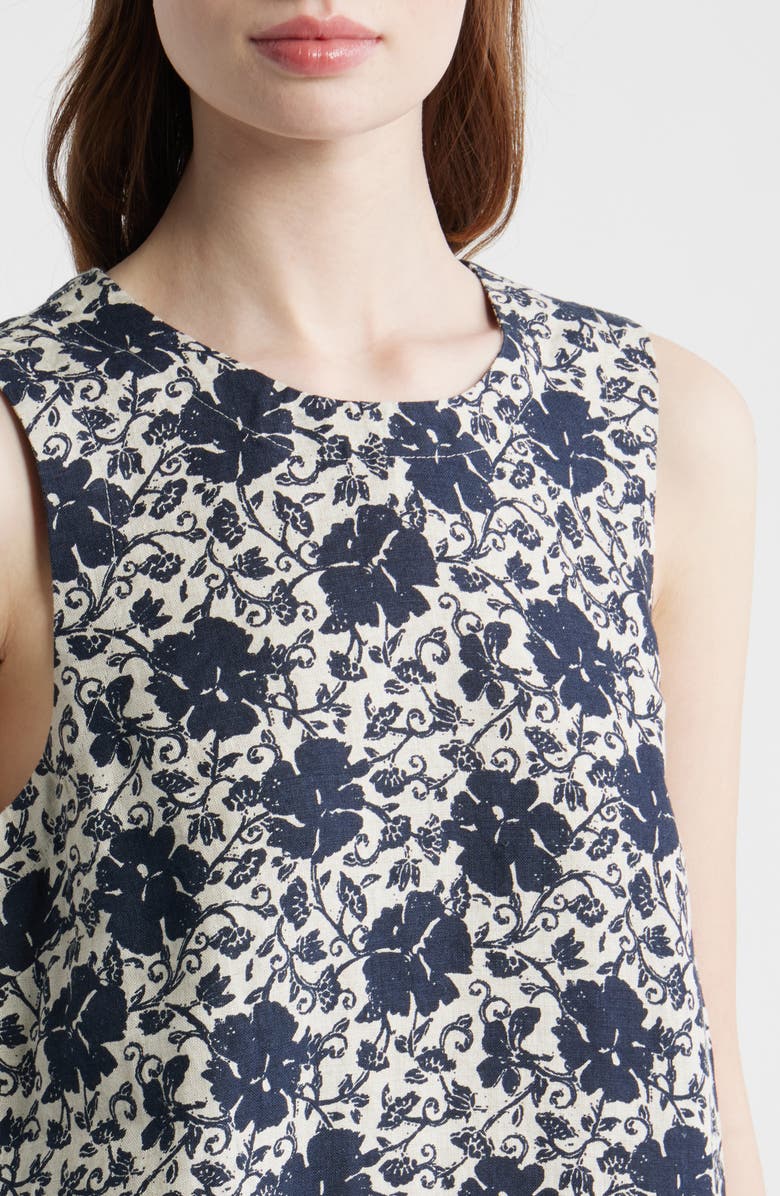 Madewell Sleeveless Mini Shift Dress, Alternate, color, Oat