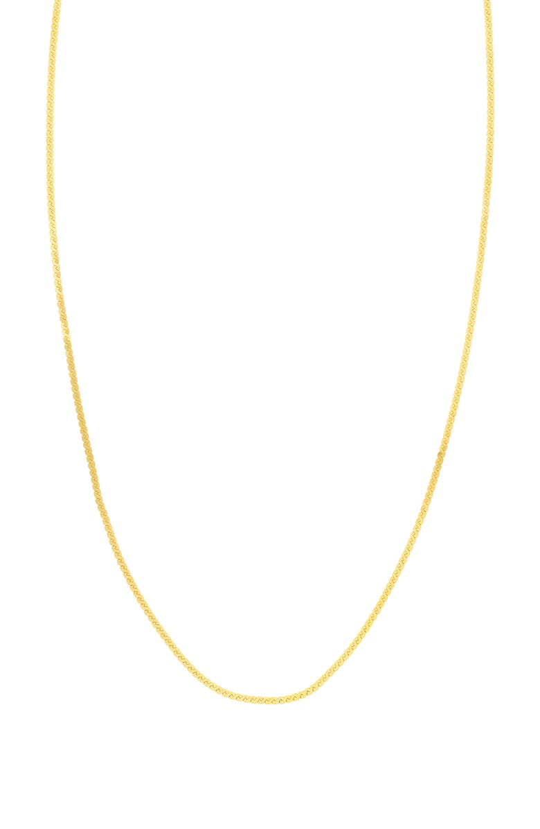 HAWLEY ST 14K Yellow Gold Serpentine Chain Necklace, Main, color,