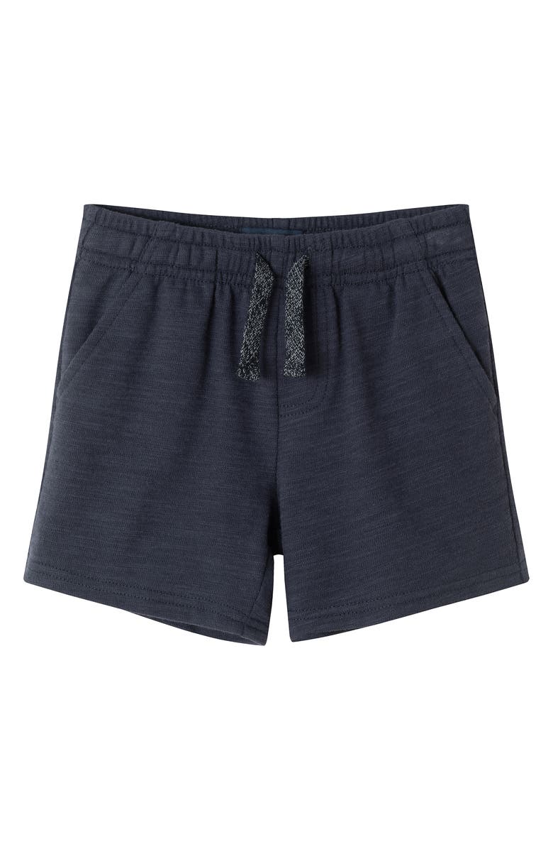 Andy & Evan Kids' Long Sleeve Hoodie & Shorts Set, Alternate, color, Navy