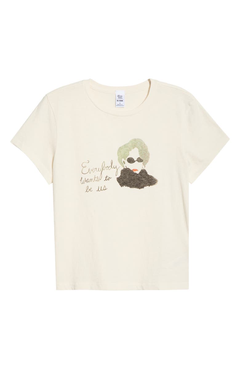 Re/Done Everybody Graphic Classic Tee, Main, color, Vintagewhite