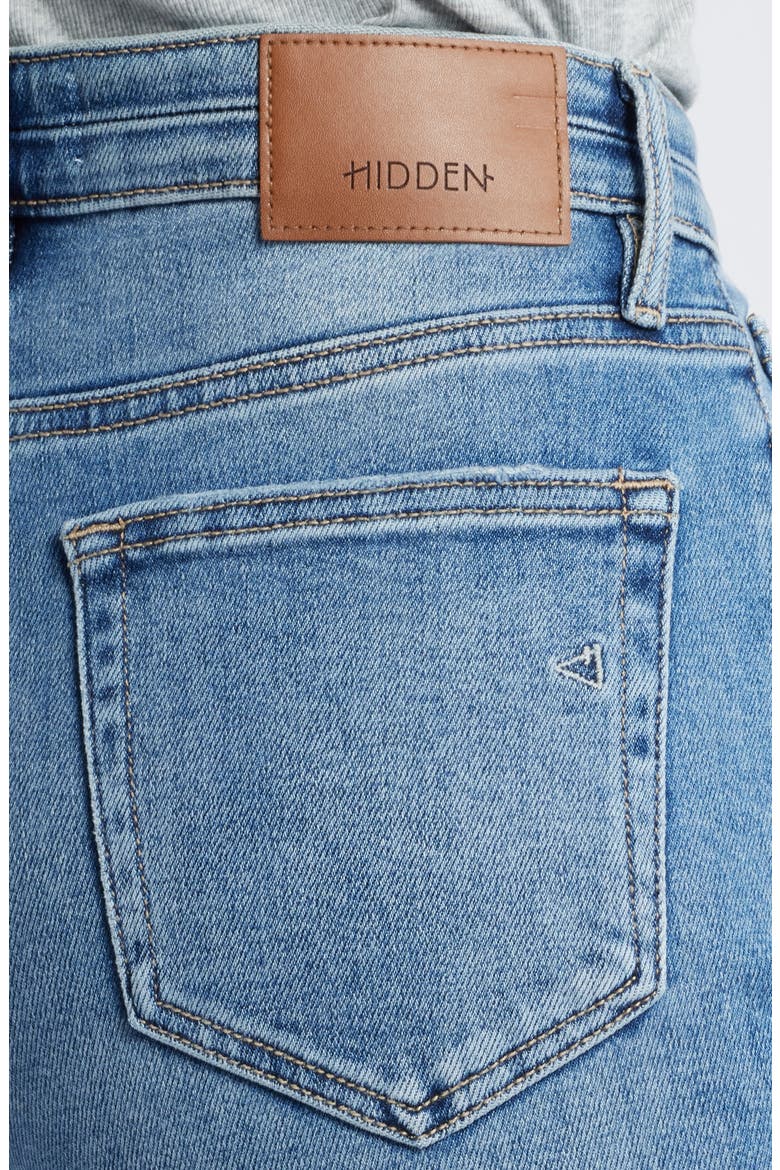 Relaxed High Waist Straight Leg Jeans, Alternate, color, DARK WASH