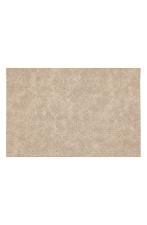 Faux Leather Reversible Set of 4 Placemats