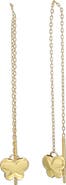 Bony Levy 14K Gold Butterfly Threader Earrings