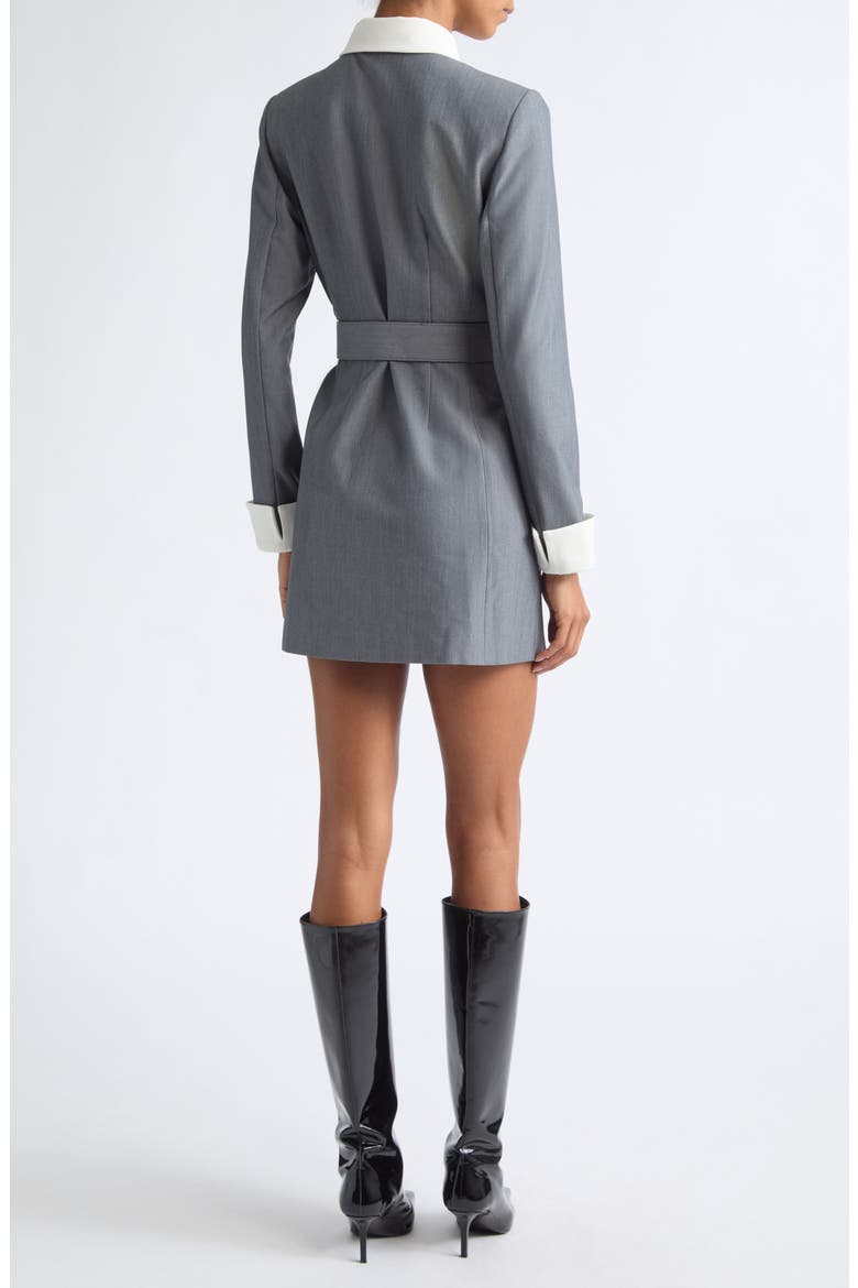 Valerie Long Sleeve Dress, Alternate, color, STEEL